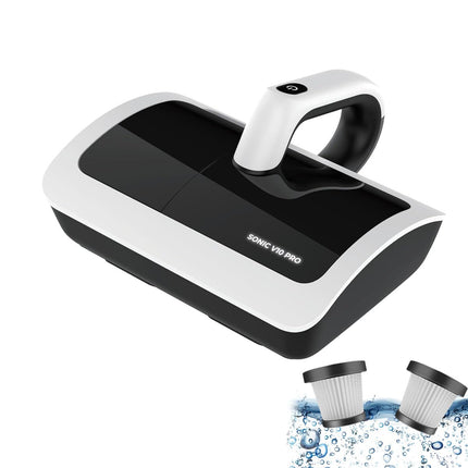 Bed Vacuum Cleaner With 2Pcs Hepa Filter 12Kpa Suction Handheld Uv Mattress Vacuum Cleaner，Bed Cleaner Machine Deep Cleaner For Bed Sheet Pillow Couch Pet Hair And Carpets