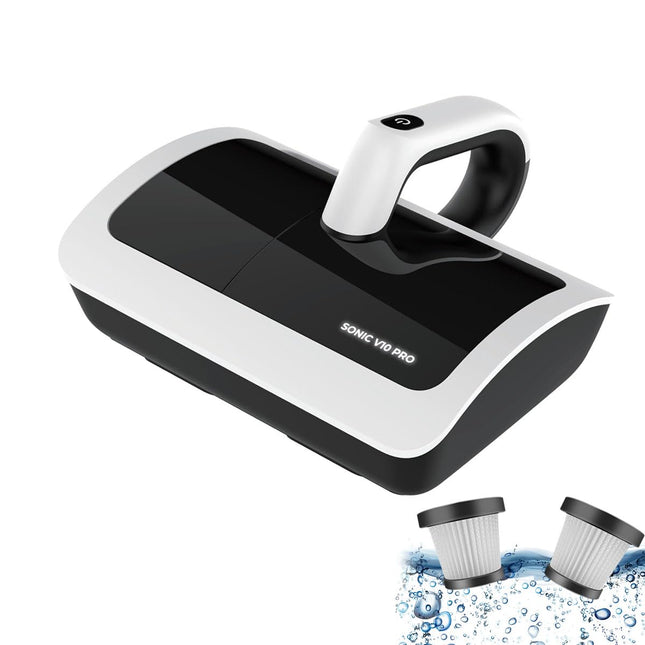 Bed Vacuum Cleaner With 2Pcs Hepa Filter 12Kpa Suction Handheld Uv Mattress Vacuum Cleaner，Bed Cleaner Machine Deep Cleaner For Bed Sheet Pillow Couch Pet Hair And Carpets