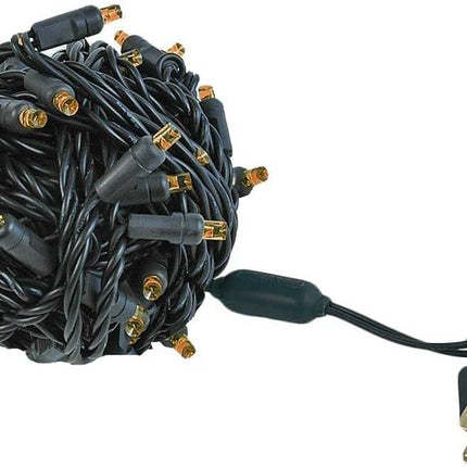 Novelty Lights 25FT 50 LED Halloween String Lights, Tree Lights Indoor Outdoor Commercial Grade LED Mini Light Set With 40,000 Hours Rating, Christmas Lights Christmas Tree Lights (Orange)