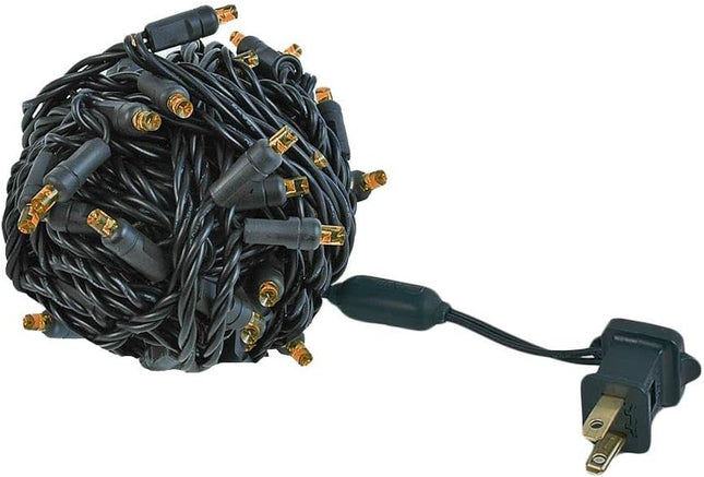 Novelty Lights 25FT 50 LED Halloween String Lights, Tree Lights Indoor Outdoor Commercial Grade LED Mini Light Set With 40,000 Hours Rating, Christmas Lights Christmas Tree Lights (Orange)