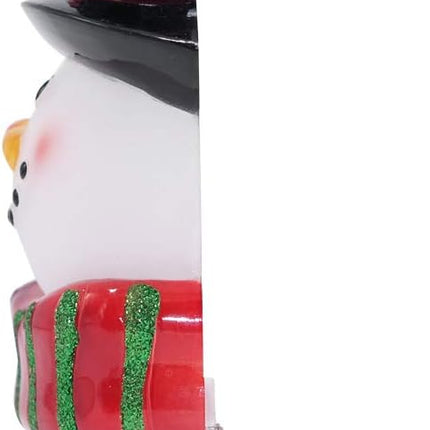 DRomance Christmas Decoration Night Light Plug in with Switch Manual On/Off, Plug in Nightlight for Kids Incandescent Bulb Included with 360 Degree Swivel Plug, Snowman Night Light Bedroom