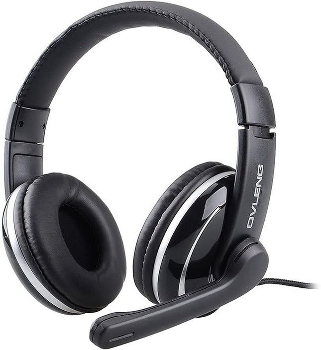 3.5mm Stereo HiFi Music Gaming Headset Headphone with Microphone for PC Computer