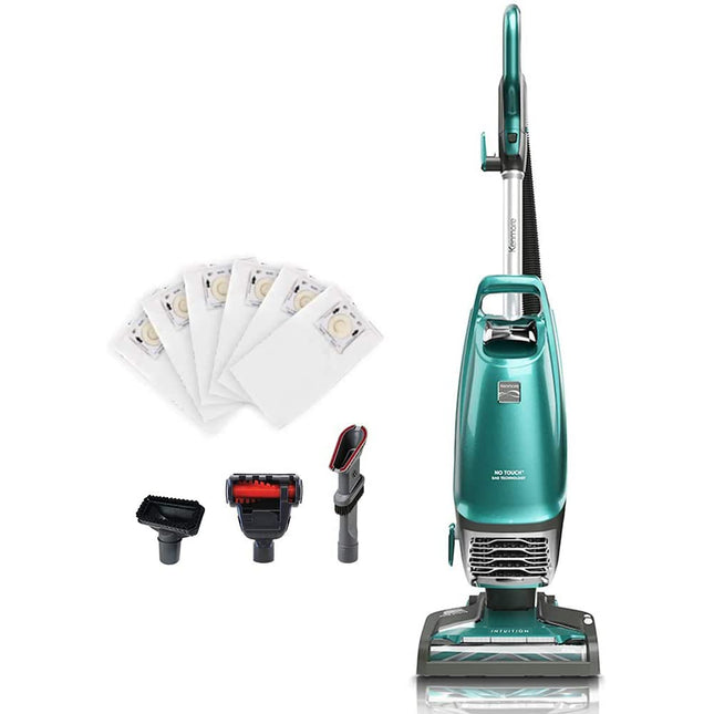 Kenmore Bu4022 Intuition Bagged Upright Vacuum Liftup Cleaner 2Motor Power Suction With Hepa Filter,2 Cleaning Tool For Pet Hair, Carpet And Hardwood Floor, Green