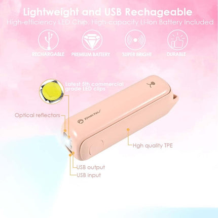 Handheld Fan, 3 In 1 Portable Personal Fans With Power BankFlashlight, Mini Foldable Pocket Desk Fan, Usb Rechargeable Battery