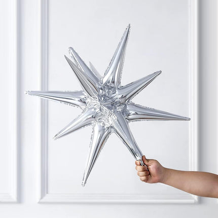 Christmas Snowflake Balloon Arch Garland Kit 148pcs Dusty Blue Silver with Snowflake Foil Balloon, 3D Hanging Snowflake Pendant for Girls Snow Princess Birthday Winter Wonderland Party Decorations