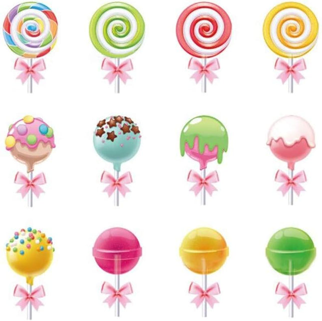 Candyland Banner,Lollipop Banner,Rainbow Candy Banner,Donut Banner,Candyland Party Supplies,Candyland Baby Shower,Candyland Decoration for Girls,Kids,Home,Classroom,Bedroom