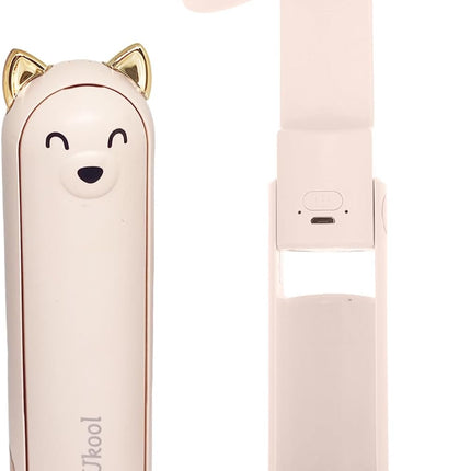 Handheld Mini Fan, 2 In 1 Hand Fan, Small Pocket Mini Fan Rechargeable 2446 Working Hours Power Bank, Personal Fan For Travels