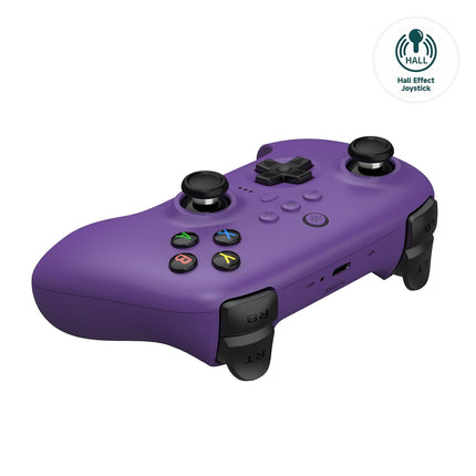 8Bitdo Ultimate 2.4G Wireless Controller, Hall Effect Joystick Update, Gaming Controller with Charging Dock for PC, Android, Steam Deck & Apple, Purple