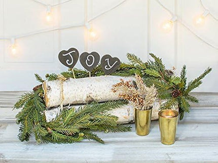 Sullivans Christmas Garland, 6 Ft Balsam Fir Garland, Lightweight Alpine Fir Greenery Garland Indoor Holiday Décor, Perfect for Fireplace Mantle, Weddings, Dining and Living Room
