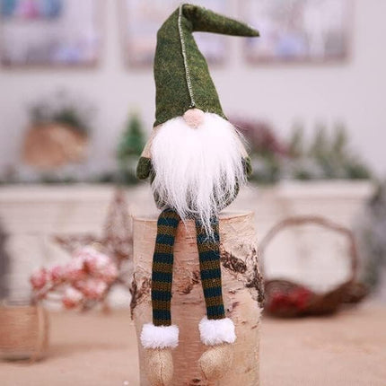 3pcs Christmas decoration long legs Rudolph doll Christmas children hotel mall window decoration