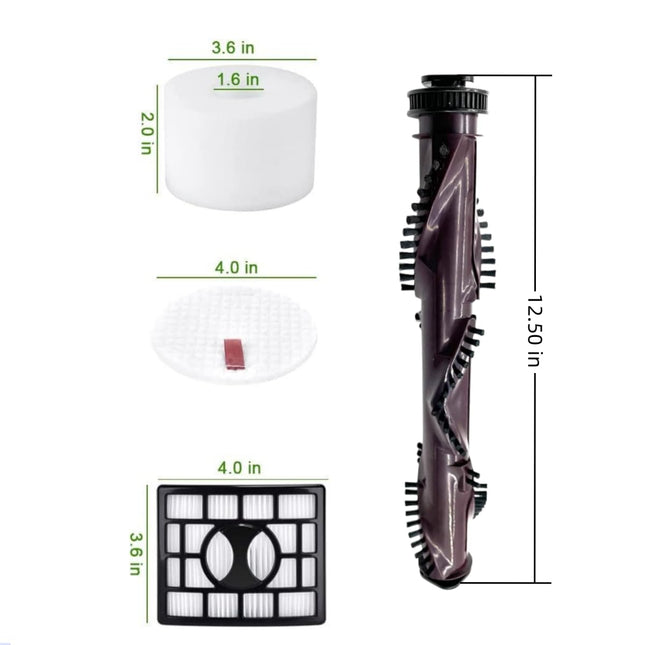 Qinan Nv680 Vacuum Roller Brush Filter Attachment For Shark Rotator Duoclean Powered Lift Away Speed Vacuum Nv680 Nv681 Nv682 Nv683 Part Xhf680 And Xff680