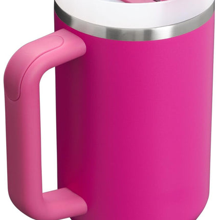 STANLEY Quencher H2.0 Tumbler with Handle and Straw 40 oz | Flowstate 3-Position Lid | Cup Holder Compatible for Travel | Insulated Stainless Steel Cup | BPA-Free | Fuchsia