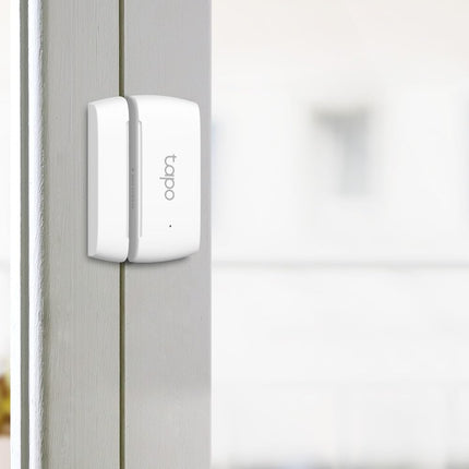 TP-Link Tapo Door Sensor Mini, REQUIRES Tapo Hub, Long Battery Life w/ Sub-1G Low-Power Wireless protocol, Contact Sensor, 22mm Wide Gap Allowed, Real-Time Notification, Smart Action (Tapo T110)