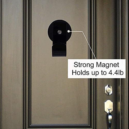Magnetic Wreath Hanger for Front Doors, 2 Pack Wreath Holder for Steel Door Metal Wreath Hook for Wreath Decorations