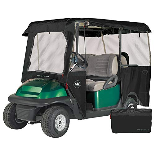 Greenline 4 Passenger Golf Cart Enclosure by Eevelle - Fits Roof Size Up to (80" L x 44" W)