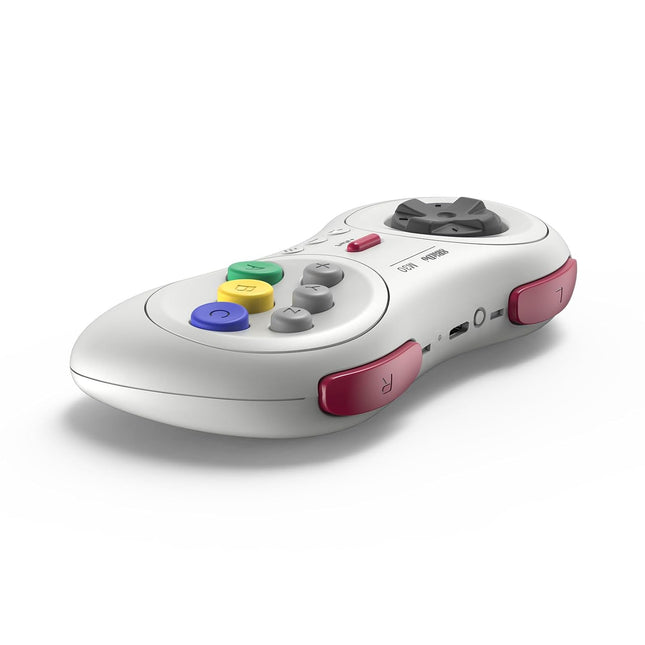 8Bitdo M30 Bluetooth Controller for Switch, Windows and Android, 6-Button Layout for SEGA’s Classic Games (White)