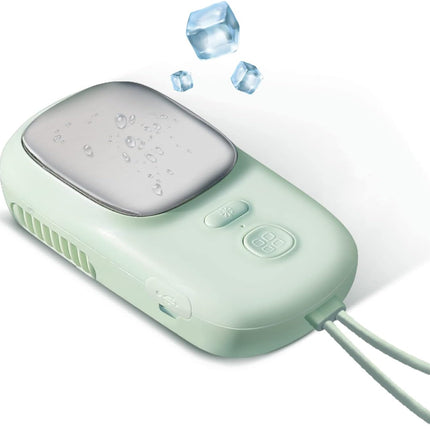 Mini Portable Handheld Air Conditioner Usb Rechargeable BatteryPowered Personal Handheld Cooler, Fast Cold Compress Cooling