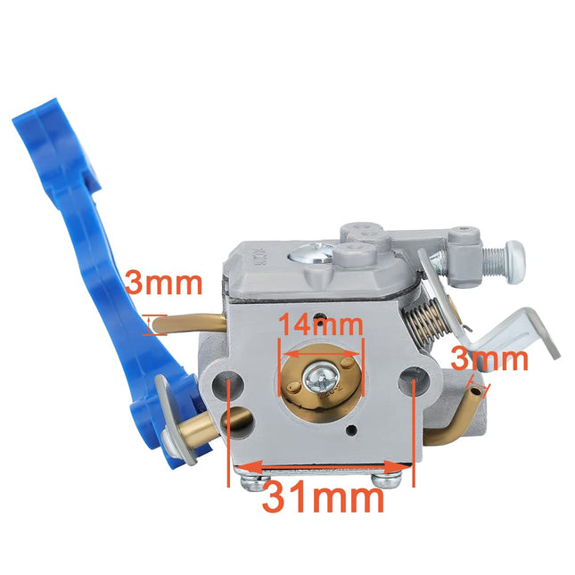Hipa 545081811 Carburetor Compatible with Husq 125B 125BVX 125BX Leaf Blower 545112101 581798001 Jonsered B2126 BV2126 Blower