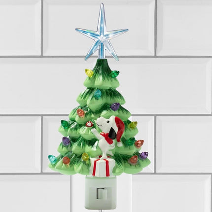 iHeartDogs Christmas Tree Dog Night Light - Nostalgic, Hand Crafted Christmas Tree, Kitchen, Family Room, Bathroom