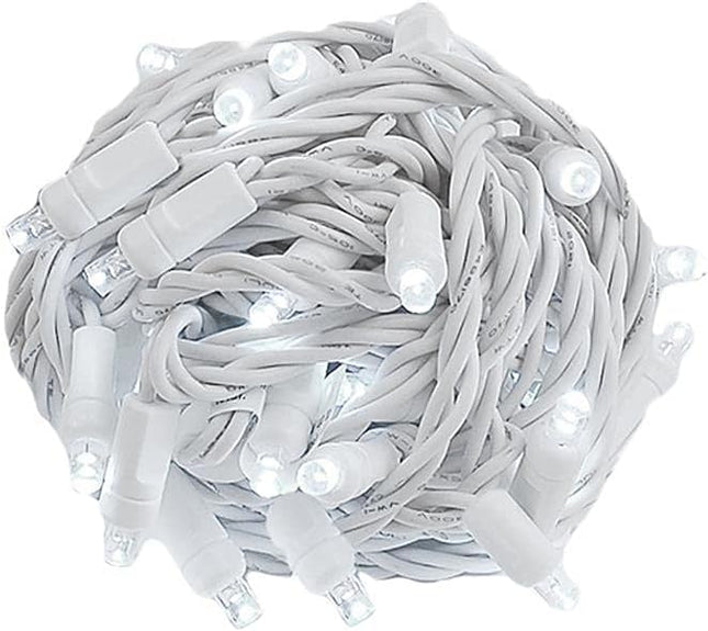 Novelty Lights 25FT 50 LED Decorative String Lights Outside Lights For Yard, Led Christmas Lights Outdoor String Lights For Outside (Pure White)