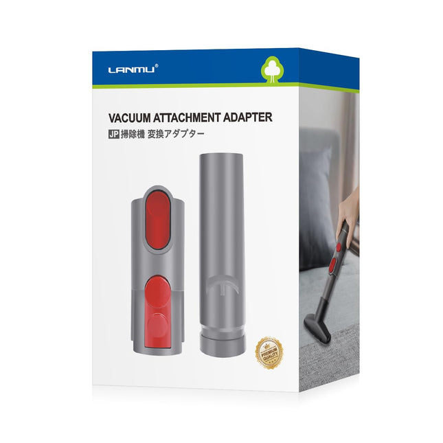 Lanmu Attachment Adapter Compatible With Dyson V15 V12 V11 V10 V8 V7 V6 Outsize Vacuum Cleaner, Universal Tool Adaptor Convertor