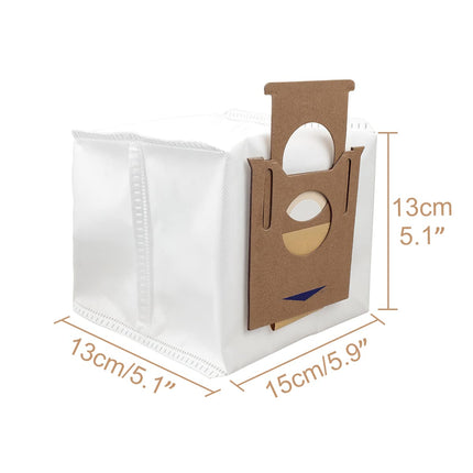 Uniqus 12 Pack Vacuum Dust Bags For Ecovacs Deebot Ozmo T8 T8 Aivi Dx93 Ddx96 T9N8Pro T8Max T8Power Aivi Robot Vacuum Cleaner Accessories