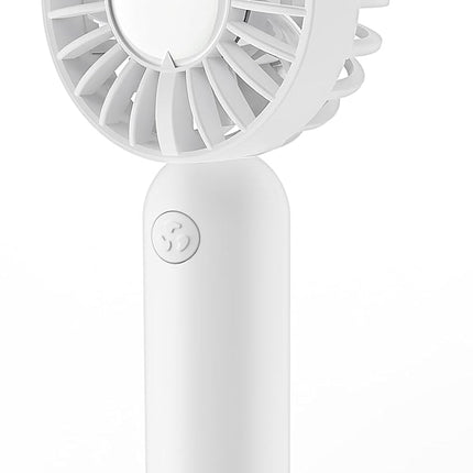 Mini Hand Held Fan, Dual Motors Powerful Portable Fan, 3 Speed Cute Design Small Personal Fan, Lightweight Makeup Usb Rechargeabl