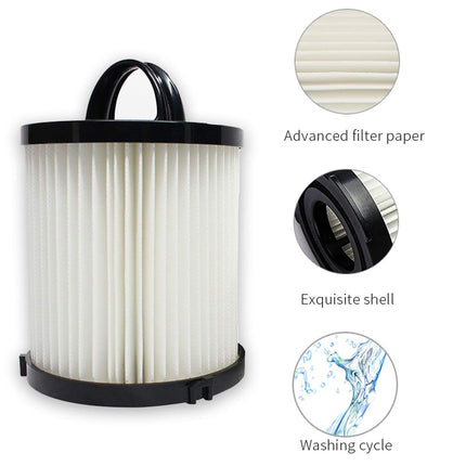 Safercctv Ef6 Hepa Filter And Washable Reusable Cup Filter Vacuum Filter Dcf21 Replace67821, 68931, 68931A, Ef91 Compatible With Eureka Airspeed As1000 Series Upright Vacuum Cleaners 2