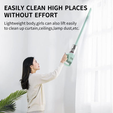 Cordless Vacuum Cleaner, Handheld Stick Mini Lightweight 2In1 Vacuum For Pet Hair Hardwood Floor Cat Litter Carpet Home Cleaning