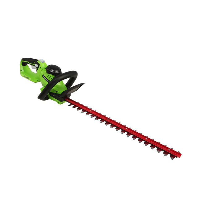 Greenworks 24V 22" Cordless Laser Cut Hedge Trimmer, Tool Only