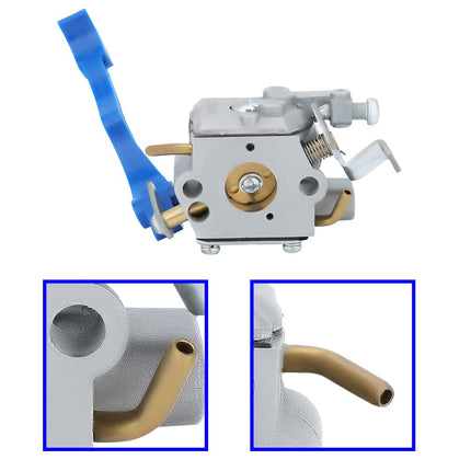 Buckbock 125B Carburetor for Husqvarna 125BX 125BVX 28CC Leaf Blower Replace 590460102 545081811 Zama C1Q-W37 with 545112101 Filter 581798001 Fuel Kit