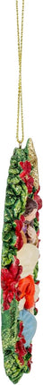 Kurt Adler Nativity Wreath Christmas Ornament 4 1/4 inches