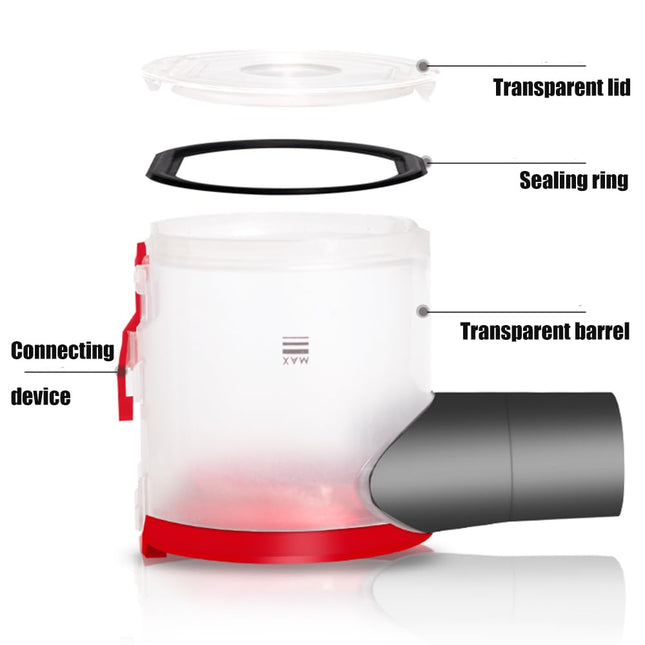 Dust Bin Compatible With Dyson V7 V8 Sv11 Sv10 Vacuum Cleaner,Vacuum Canister For Part No. 96769901