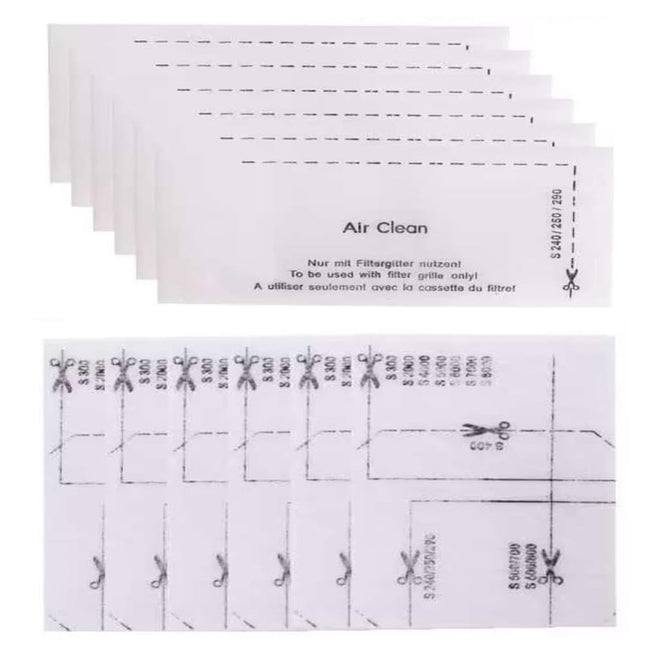6 Pack Airclean Filters And Motor Protection Filters For Miele Vacuum Compact C1 C2 C3, S241 S290 S300I S500 S700 S2 S4 S6 S5 S8 Series