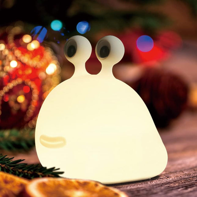 Slug Night Light,Silicone lamp for Kids USB Rechargeable Cute Animal Lamps Timer Setting safe Bedside Lamp Portable LED Lamps for Breastfeeding Dorm Room Decor for Christmas Baby Kids Girls Teens