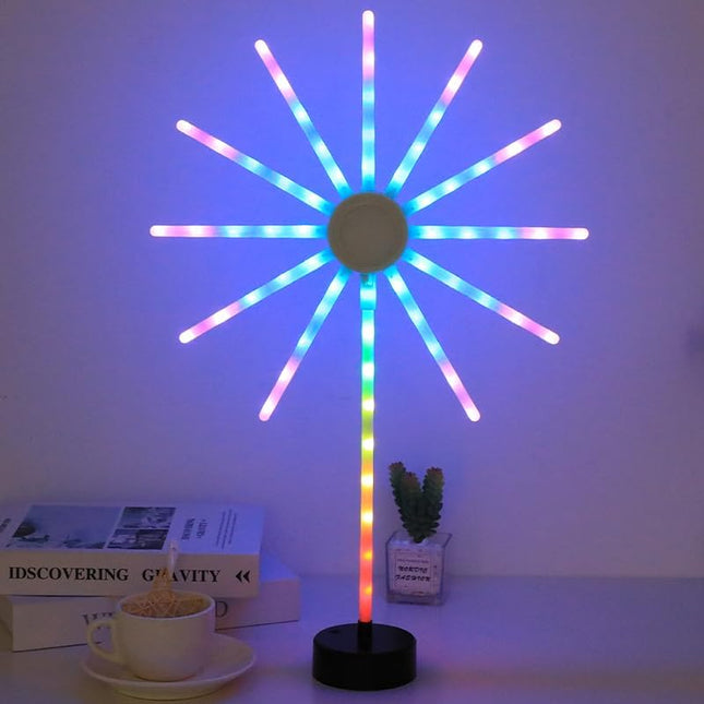 Smart LED Firework Tree Lights APP Remote Music Sync for Christmas, Outdoor Lighting for Yard Patio Garden Xmas Outside Decor Firework Lights Arbol de Navidad