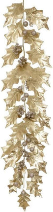 Mark Roberts Grand Holly Garland 5.5-Foot - Festive Christmas Garland for Fireplace Decor, Christmas Tree, and Holiday Table Decorations