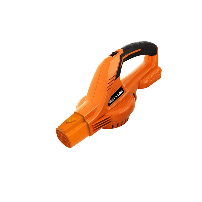 SEYVUM Leaf Blower - Electric Leaf Blower for Lawn Care, Battery Powered Leaf Blower Lightweight for Snow Blowing & Yard Cleaning Orange