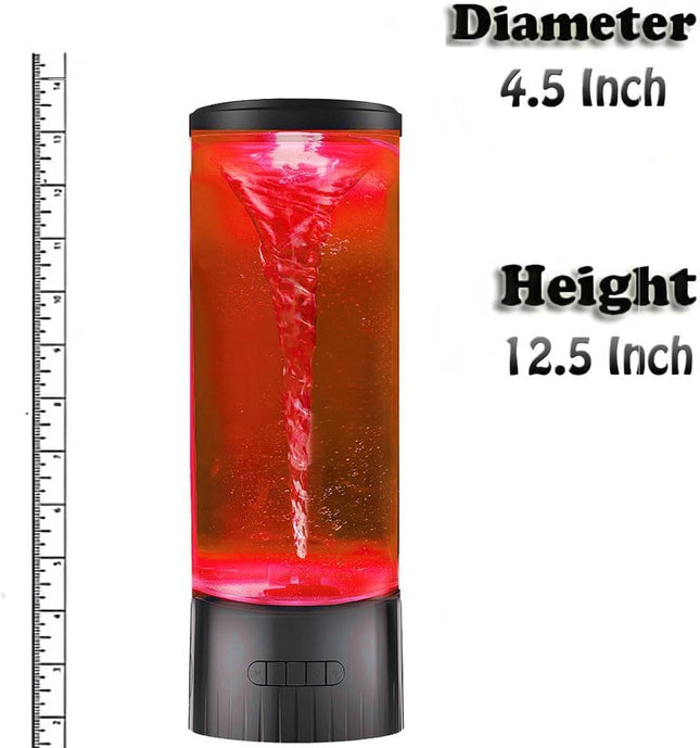 COLORLIFE Twister Hurricane Light- Novelty Nature Decor for Boys Girls, Men, Women Mini Water Vortex Maker Mood Night Light Birthday Holiday Christmas