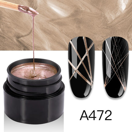 ROSALIND Gel Spider Line For Nails Art Gel Polish UV Colors Painting Gel Nail Polish Spider Gel Lacquer Web Stickers Gel Polish