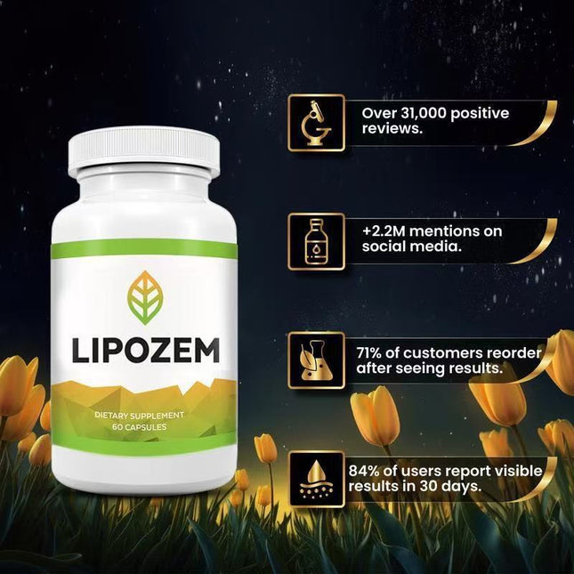 60 capsules of levorotatory LIPOZE liposomes