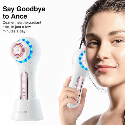 Electric facial brush for removing makeup and blackheads portable beauty tool multifunctional facial cleanser