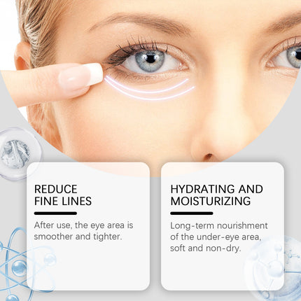 Jaysuing Retinol Eye Cream, Tightens Eye Skin And Lightens Fine Lines Moisturizing And Hydrating Eye Cream