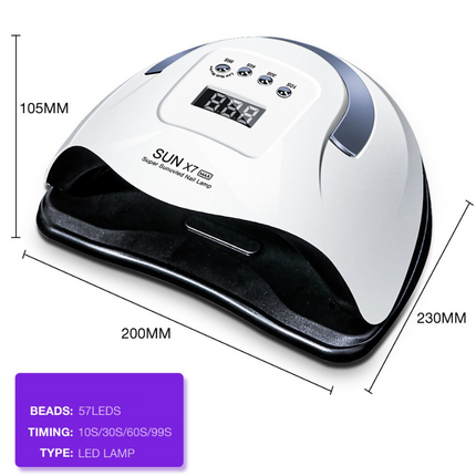 220W Nail Dryer LED Lamp UV Light Polish Gel Curing Machine Electric