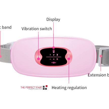 Electric Heating Menstrual Vibration Pad Belt For Period Pain Relief