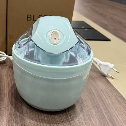 Factory Direct Sale Euro and US Standard In-Stock Ice Cream Maker, Small Household Mini Ice Cream Machine for Home Use