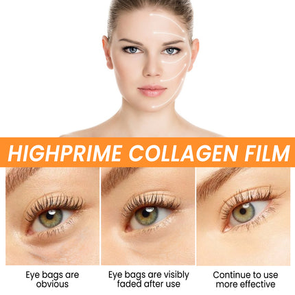 EELHOE Collagen Water Soluble Eye Mask, Fade Fine Lines, Bags And Dark Circles Hydrating And Firming Eye Patch