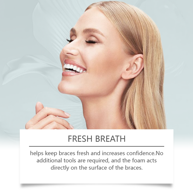 Oralhoe Orthodontics Cleaning Mousse Stain Cleaning Oral Care Care For Dentures Hygiene
