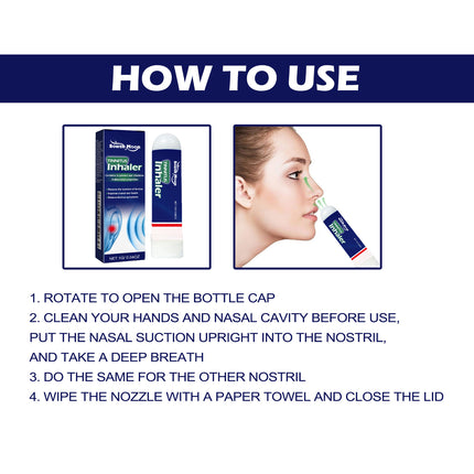 Tinnitus Relief Nasal Inhaler, Relieve Tinnitus Ear Back Ear Itching Ear Discomfort Soothing Care Nasal Inhaler