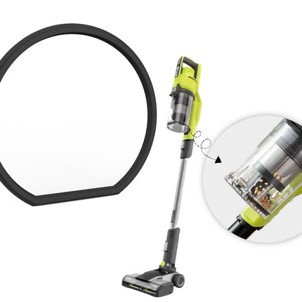 Gasket Compatible With Ryobi 18V Stick Vaccum Dust Bin Lid, Works For Models Pcl720, Pblsv716, Pblsv717, Easytoinstall Seal For Improved Dust Containment